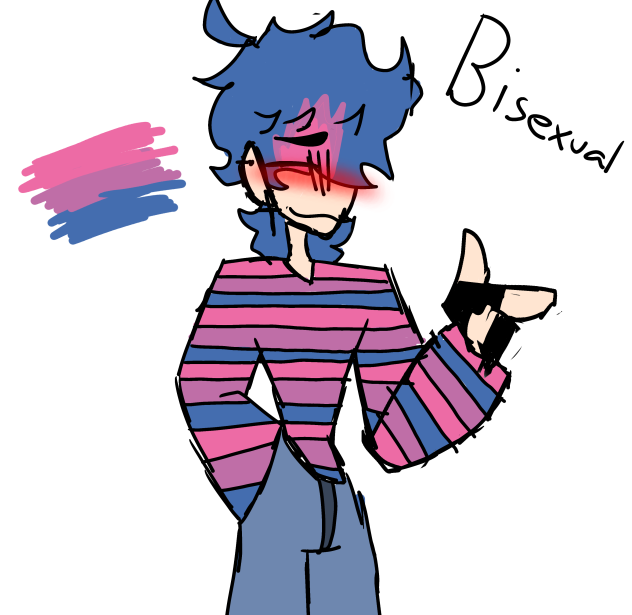 Drawing pride flags as people! Pt2