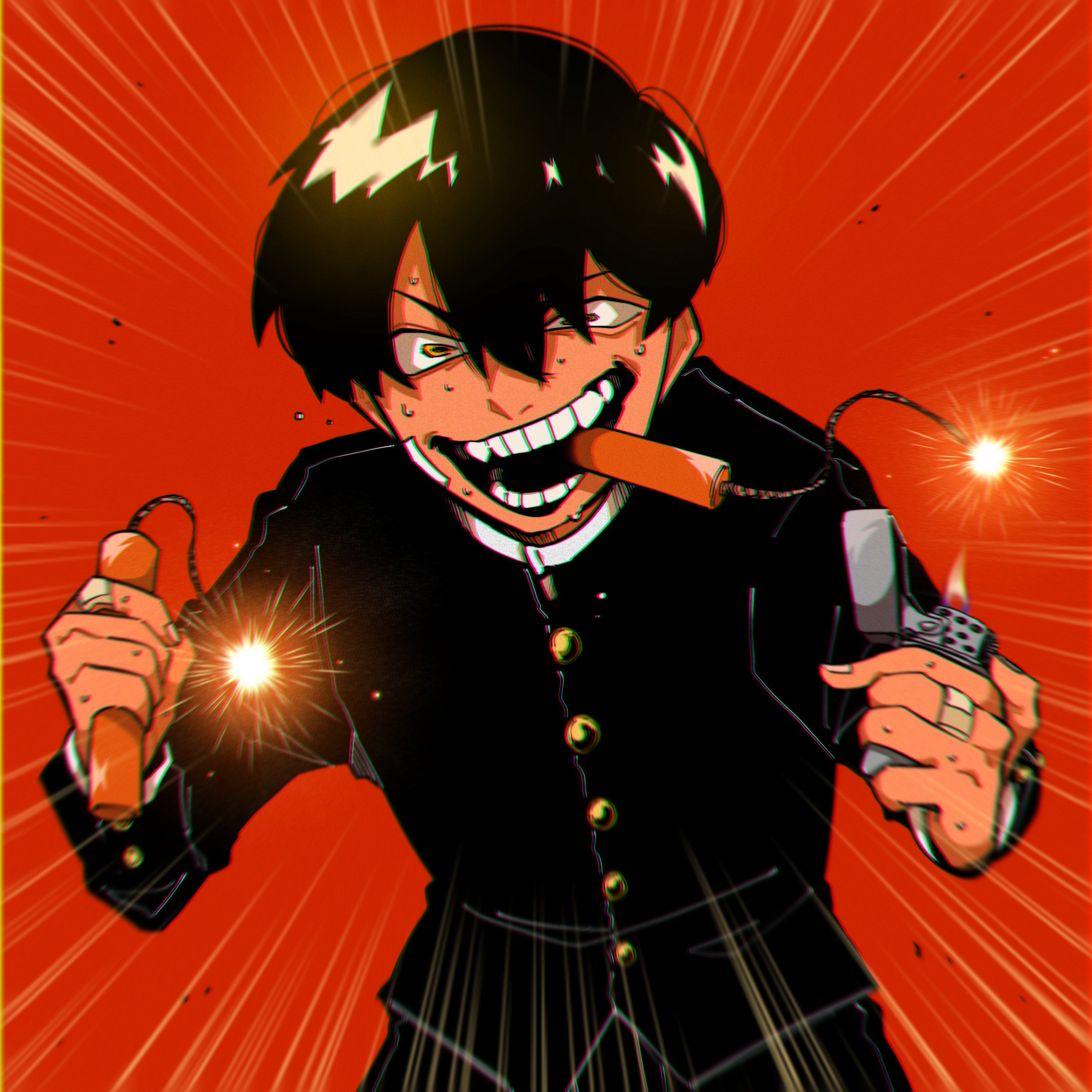 怒らせると面倒な奴 Ibispaint