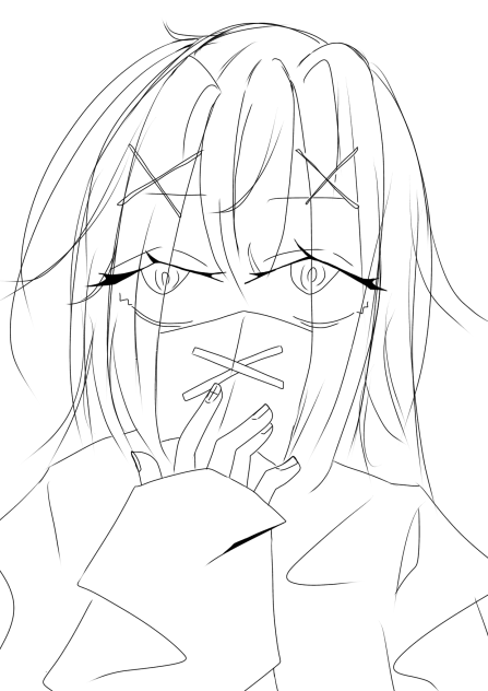 線画、 - ibisPaint