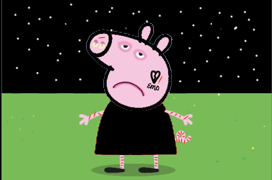 Emo pig