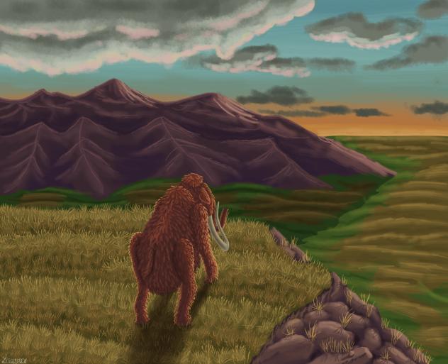 Beringia 24 thousand years ago