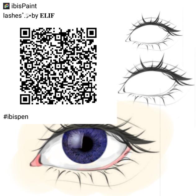 Lashes QR code! - ibisPaint