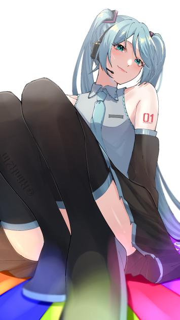 ミクちゃん　ポーズ練習