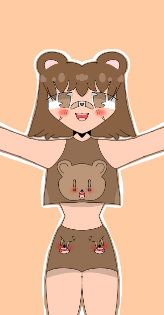 bear girl😣