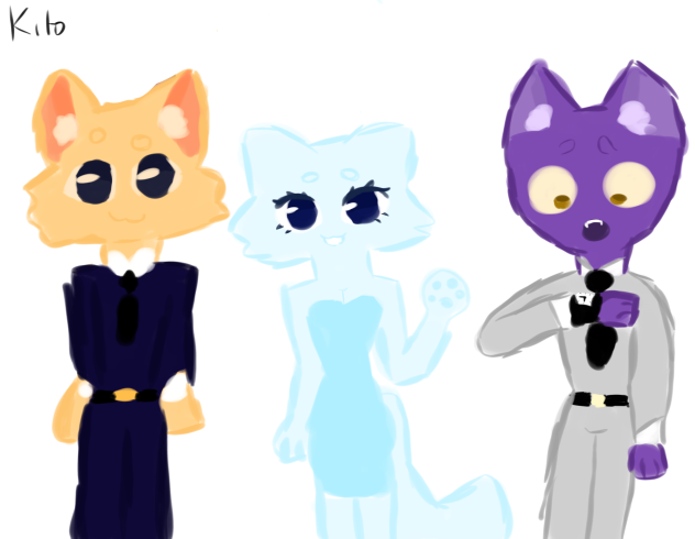 My kittens when they glow up