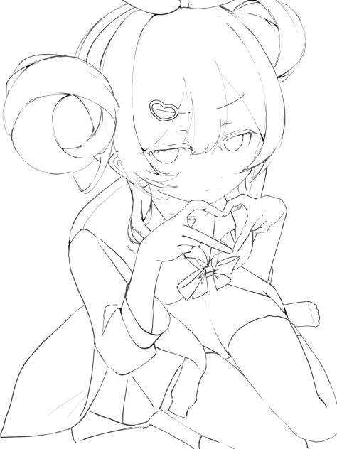 チェリーポップ🍒 塗り絵