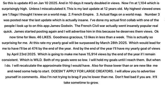 Results on January 10th 2025.