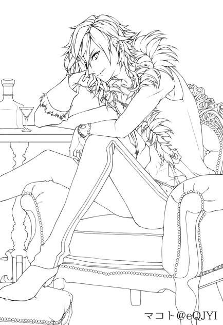 【KEI】  BLACKSTAR　線画