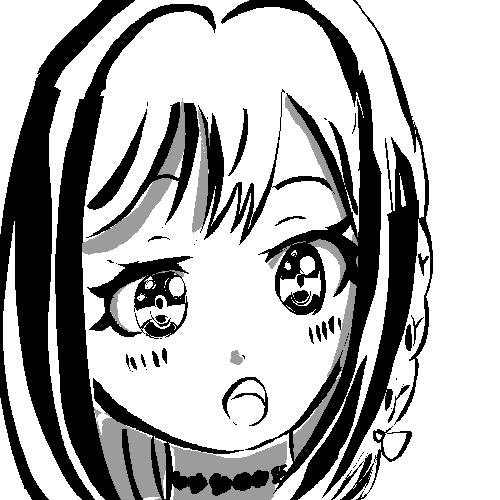 投げ縄ツールで絵名ちゃん描いてみた！
