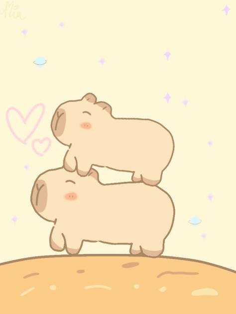 Valentine Capybaras