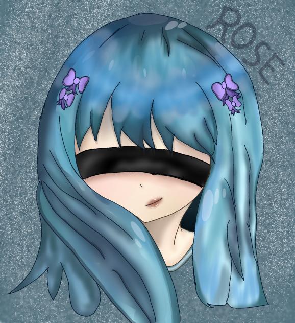 Blue girl