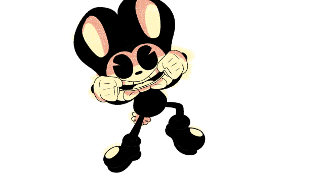 Ink bunny taunting