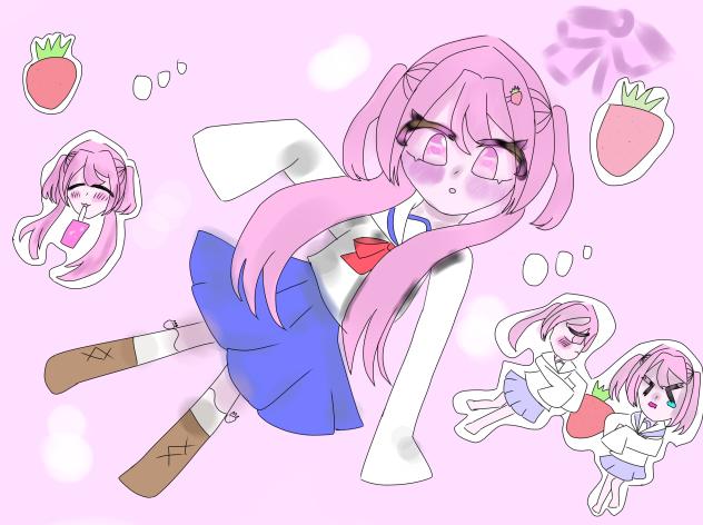 しゅわしゅわいちごそーだ◦°◦°