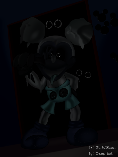 Photo Negative Mickey