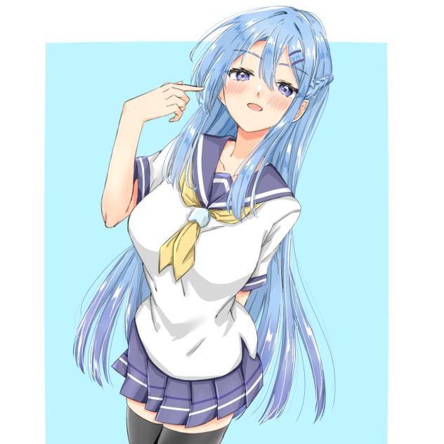 青