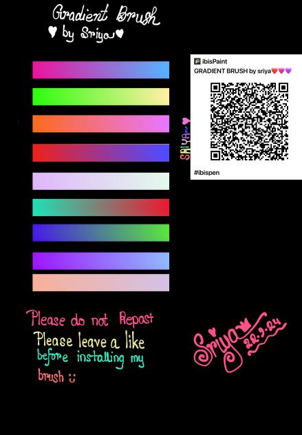 GRADIENT BRUSH by sriya❤️🩷💜
