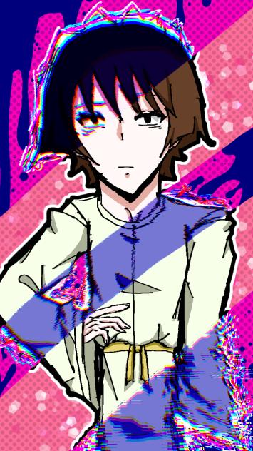 あたり無しラフ無しで描かせてもらいました
