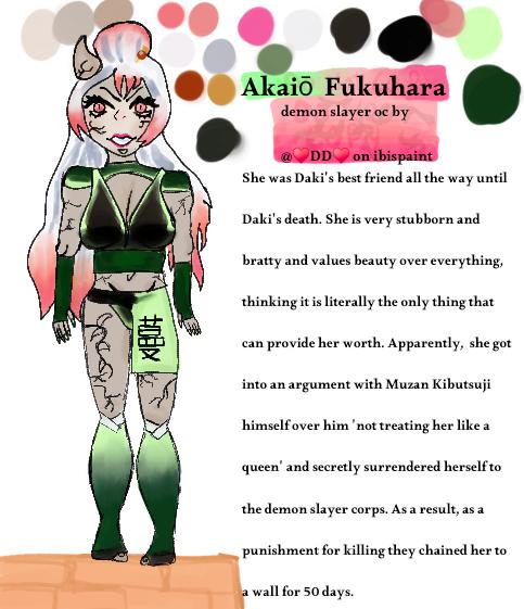 KNY OC. AKAIŌ FUKUHARA