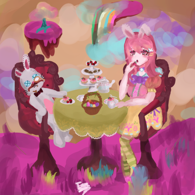 Wonderlands tea time(happy easter)