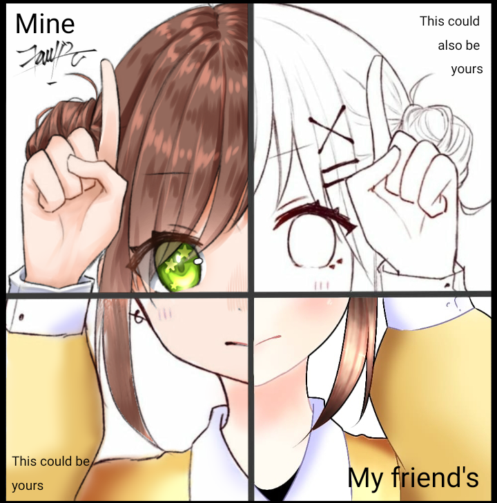 Coloring collab by @hash_idk - ibisPaint