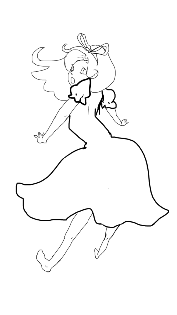 線画。どんどん線を足して色を塗って世界を広げて。