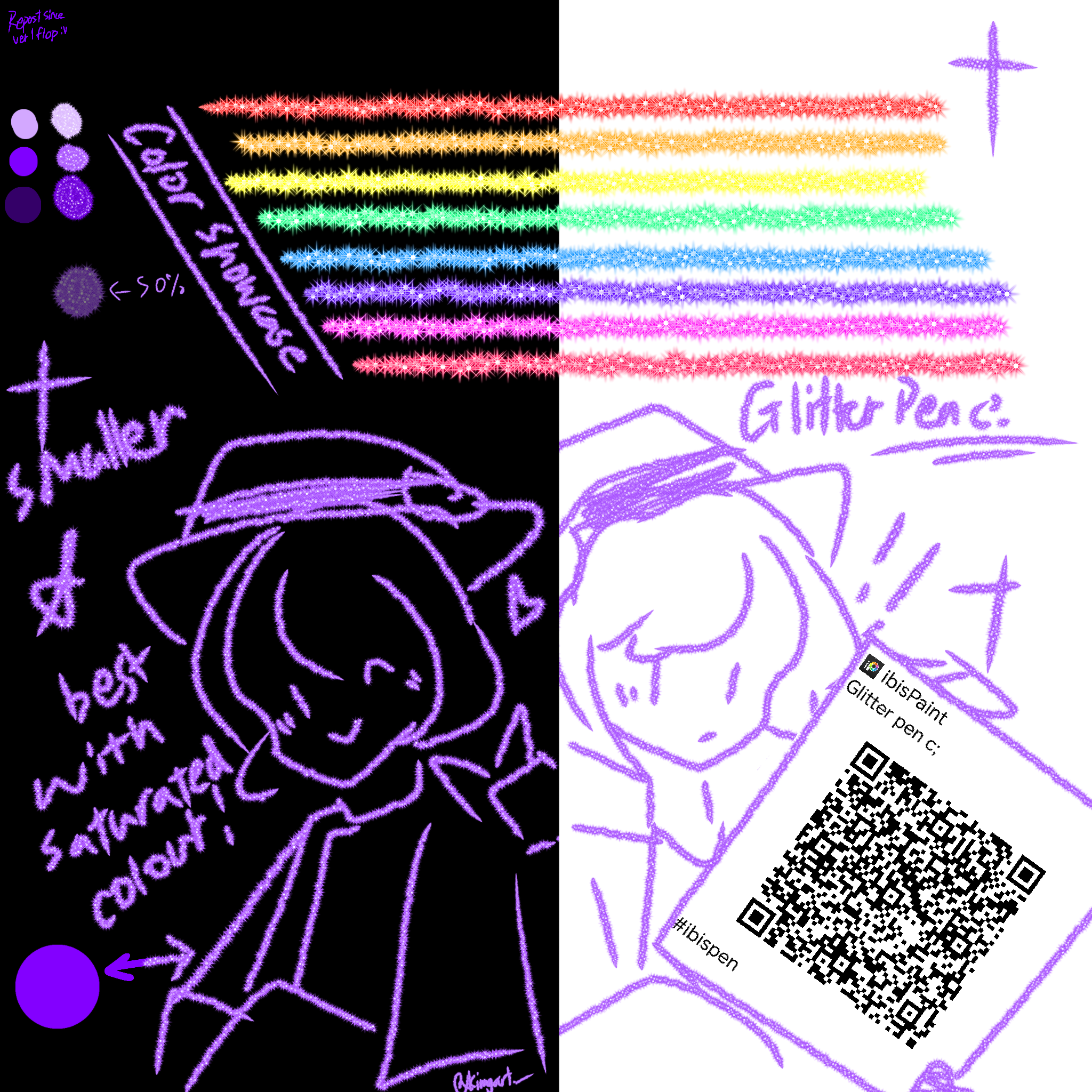 Glitter Pen c; 閃粉筆 - ibisPaint