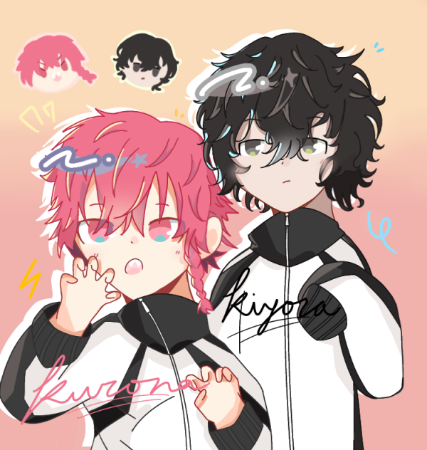 Blue lock Kurona and Kiyora