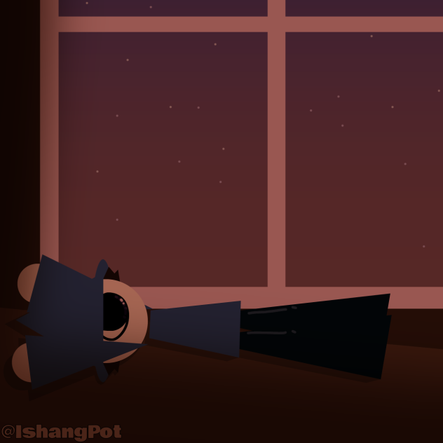 Sittin beside the window… - ibisPaint
