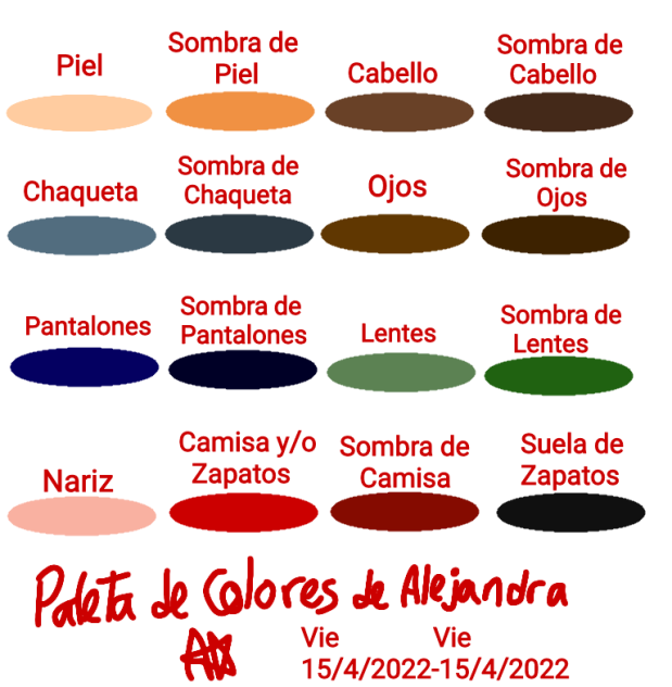 Paleta de Colores de Alejandra