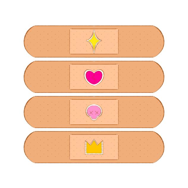 Band-Aids with stickers