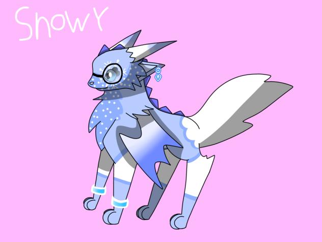 Dragon, Ice Dragon, Snowy.
