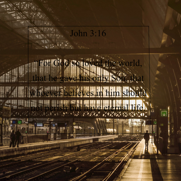 A bible verse I put in an background