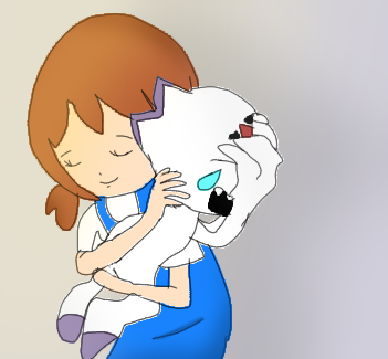 Ai x Calumon - digimon tamers speedpaint