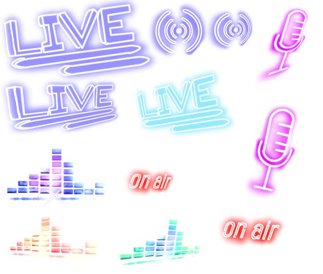 Steaming icons NEON