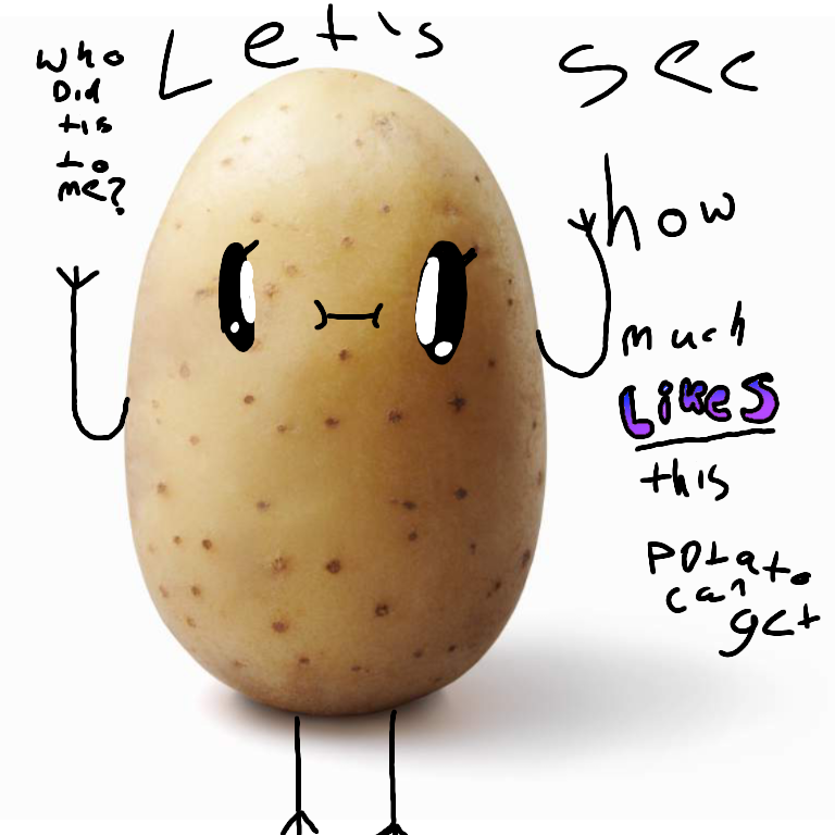 Potato face ☆_☆... - ibisPaint