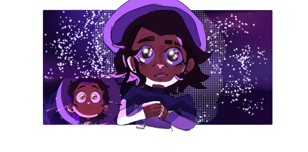 Drawing this scene of luz