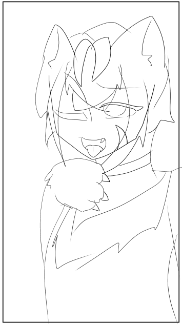 童話短編集塗り絵(オオカミ)