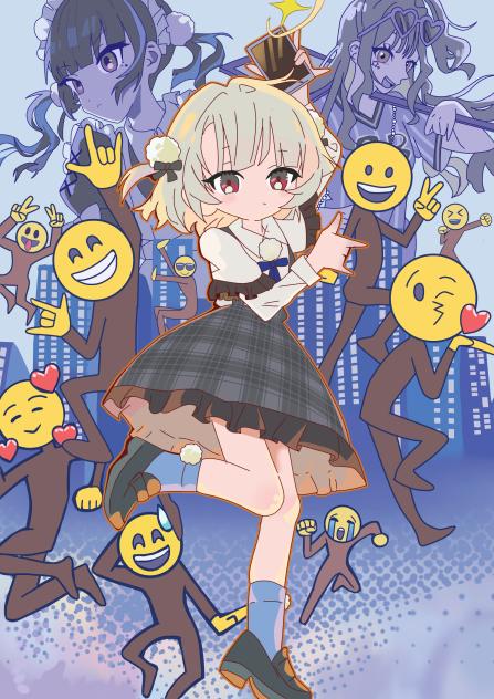 小説版　お返事まだカナ？おじさん構文！のグリッド模写