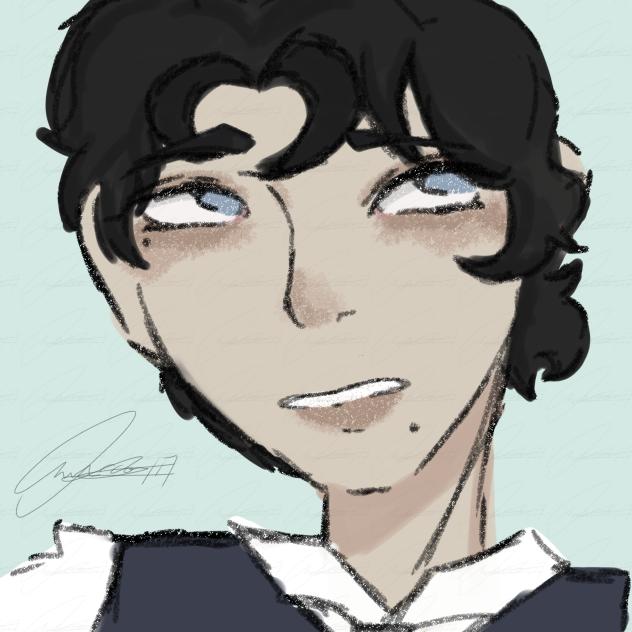 I haven't drawn Dylan in a while now!