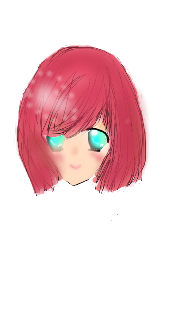 first digital anime artwork - ibisPaint