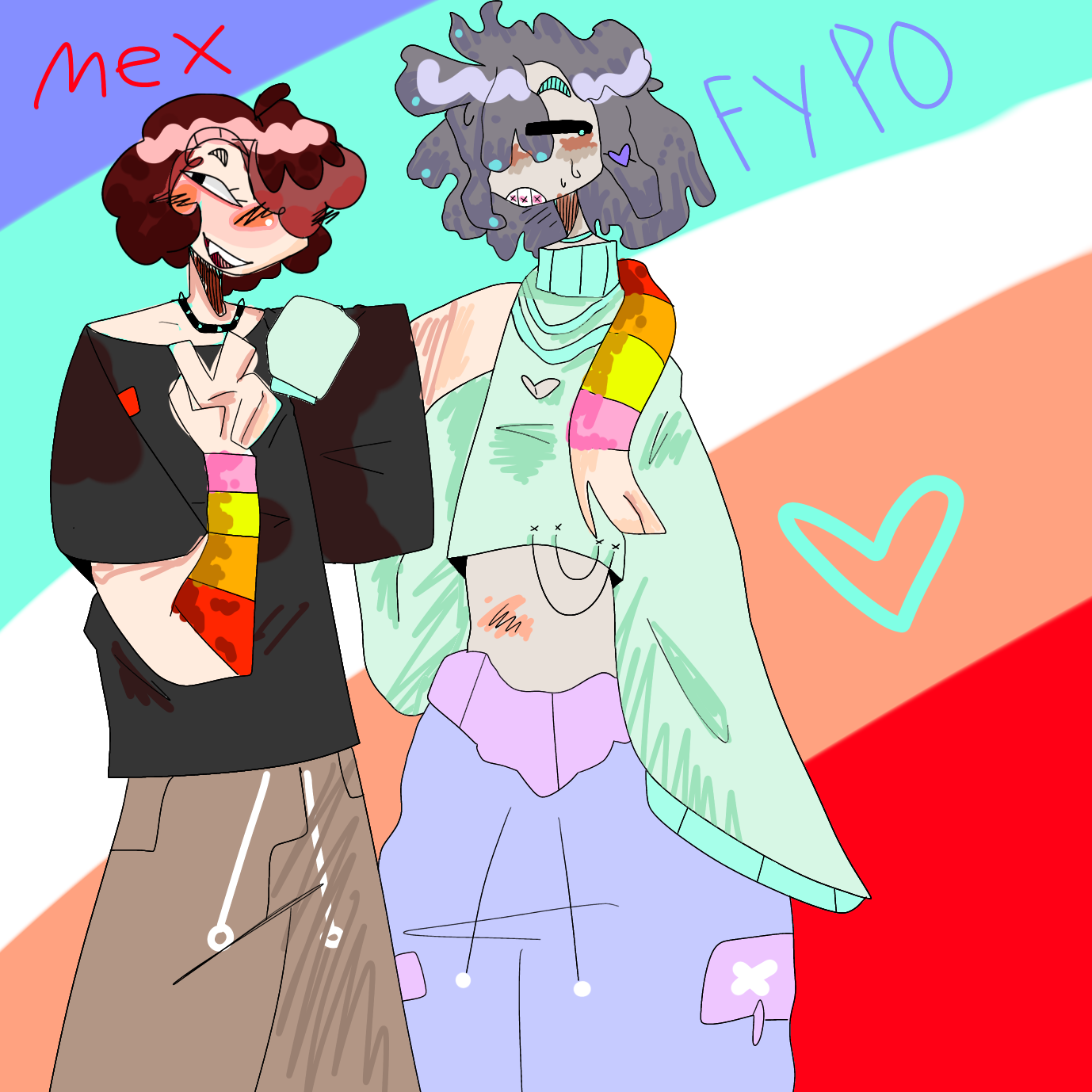 Human version of my clowns - ibisPaint