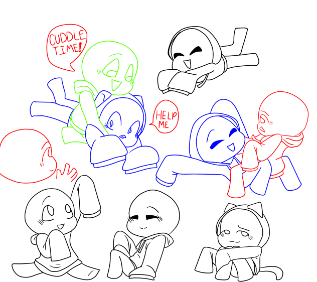 Hoodie Sleepover Collab