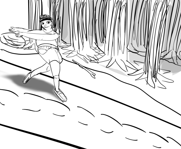 Jogging, Dancing, wondering in the wood