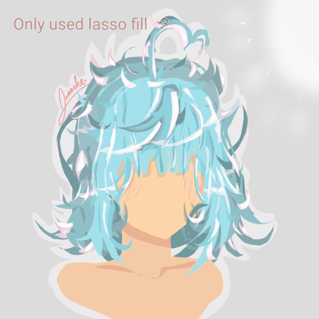 Lasso fill only ♡ ibisPaint