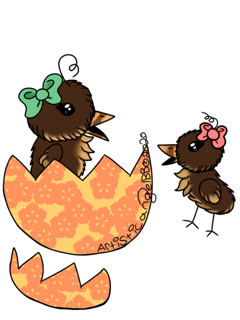 Brown Easter Chicks - Speedpaint