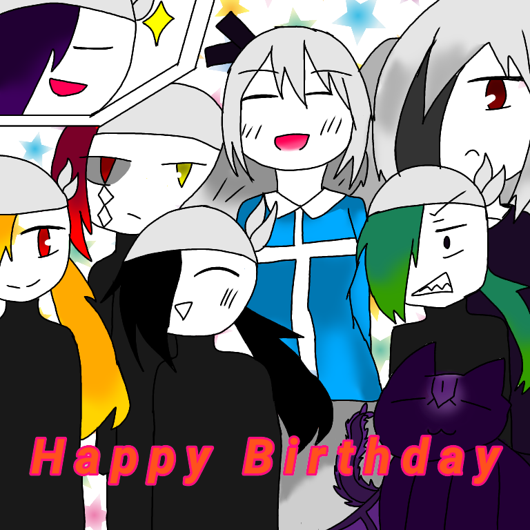 Happy Birthday レネさん Ibispaint