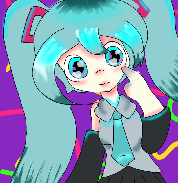 Hatsune miku Fan art!