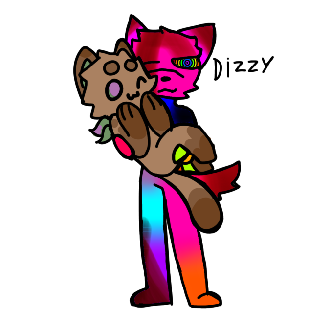 collab with my oc ,Dizzy