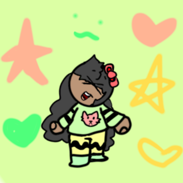 My oc as a goth