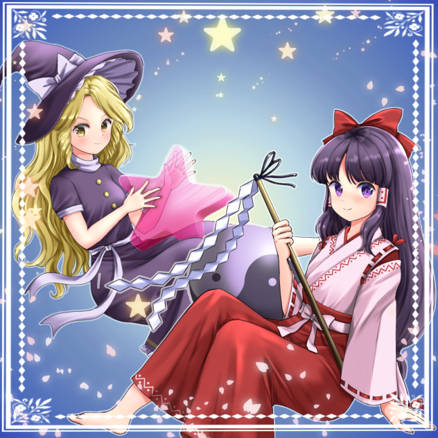 旧作レイマリちゃん。